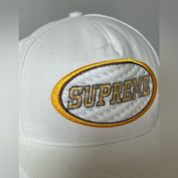 SUPREME Overlay Hologram 5 Panel White Hat NYC - Picture 2 of 6